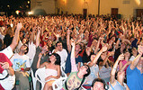 Audience at Motovun Film Festival